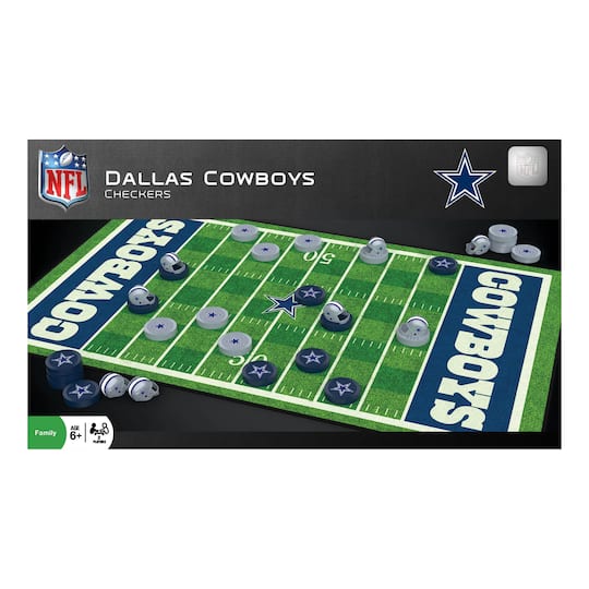 NFL Checkers Dallas Cowboys By Masterpieces Puzzles | Michaels®